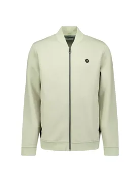 Sweater Fu Zipper Pique Bomber mae - L - FashionsVida