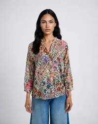 RAGLAN RUFFLE NECK BLOUSE female