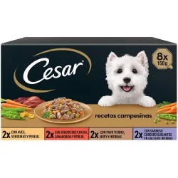 Comida húmeda para perros adultos MultiPack en salsa recetas campesinas