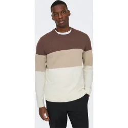Only & Sons - Jersey de hombre de cuello redondo regular fit