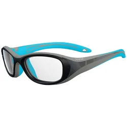 Bolle Coverage 52 Junior Squash Glasses Matte Black / Blue Variation PC Clear Platinum/CAT0