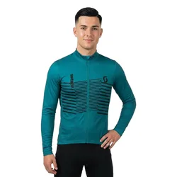 Maglia A Maniche Lunghe Rc Team Warm Graphics Winter Green