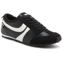 Destin Pu Combo Polyurethane Womens Black/white Trainers - Size Uk 7