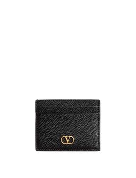 Vlogo Signautre Leather Card Case