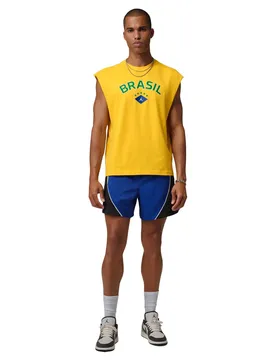 Ärmelloses T-Shirt Brasilien Coupe du monde 2026 - Jaune - male - Size: XL