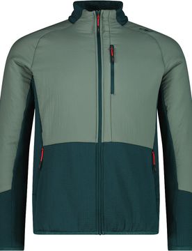 Kildar man jacket hybrid forro polar hombre Verde (52)