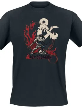 Gaming T-Shirt - Demogorgon - S bis XXL - für Männer - Größe L - schwarz - Männer - male - Dungeons and Dragons - FashionsVida