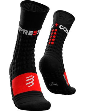 Pro racing socks winter run calcetines running Negro (4)