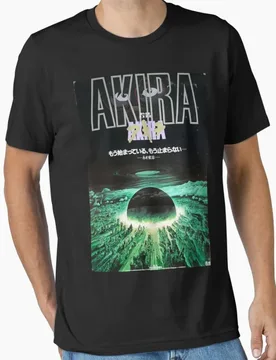 S Retro Anime Akira green city explosion Poster japan manga Short-sleeve crewneck T-shirt for men Large size Adult tops S-6xl - Aliexpress - FashionsVida