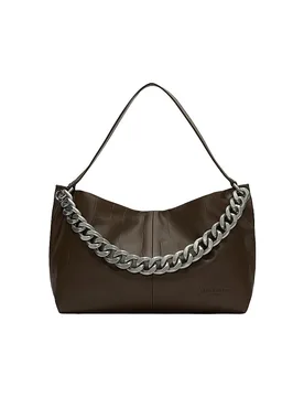 Borsa in pelle - Hobo Bag MIRA Medium marrone - Liebeskind Berlin - FashionsVida