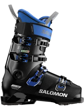 Skischuhe S/Pro Alpha 120 Gw Black/Race Blue/Race Blue für Herren aus Wolle Größe 42 2/3-43 1/3 schwarz - Salomon - FashionsVida