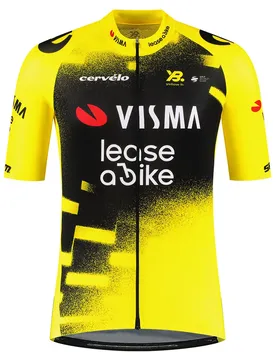 Maillot à Manches Courtes Team Visma Lease A Bike Replica Wingbeat