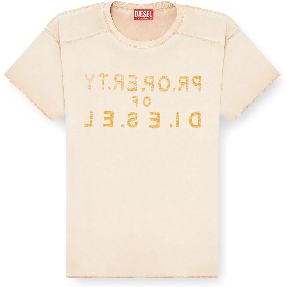 Camiseta de mujer de manga corta con estampado digital - Diesel - FashionsVida