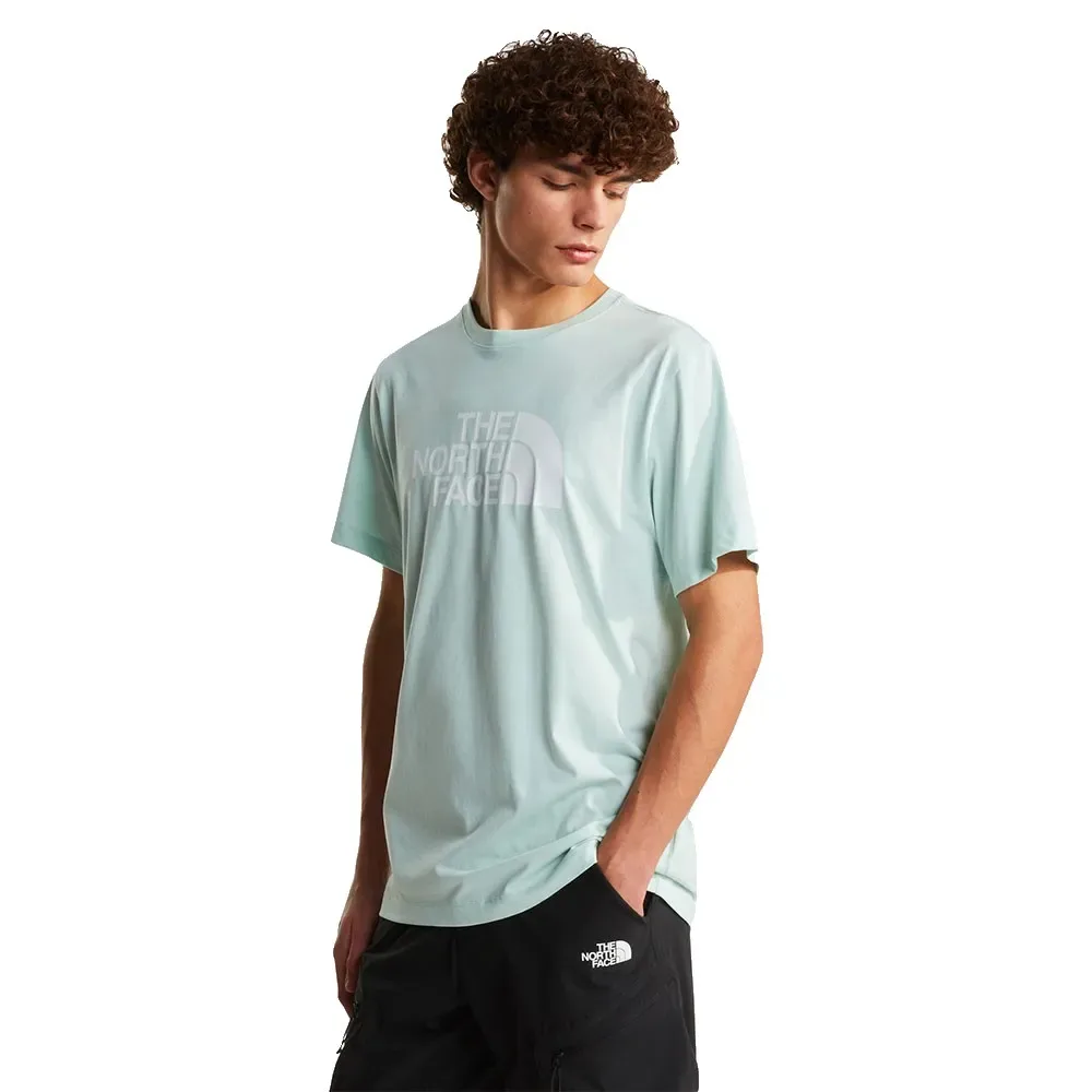 Maglietta A Maniche Corte Evolution Half Dome Opal Frost S - The North Face - FashionsVida