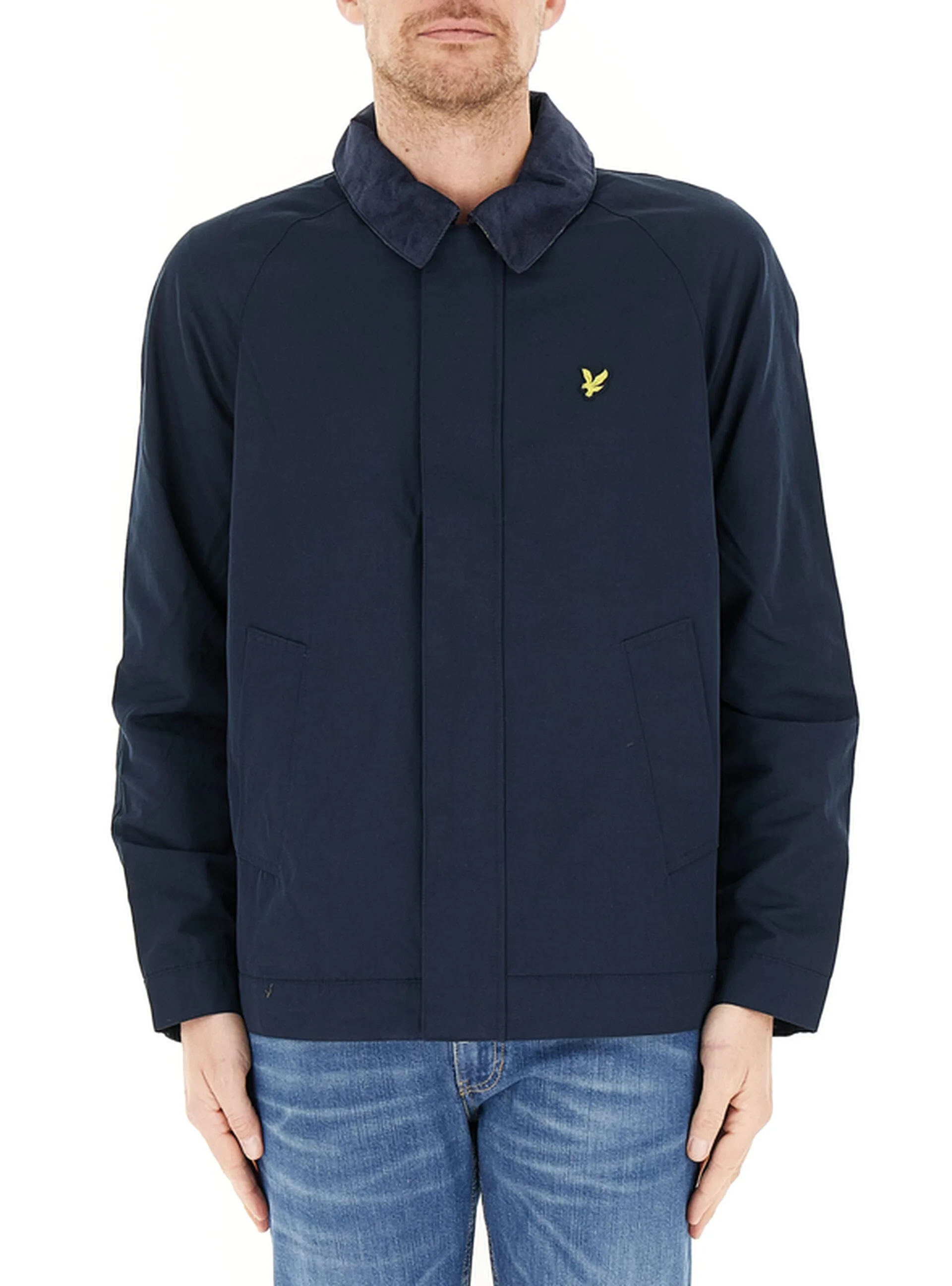 Giubbino con colletto BLU NAVY M - Lyle & Scott - FashionsVida