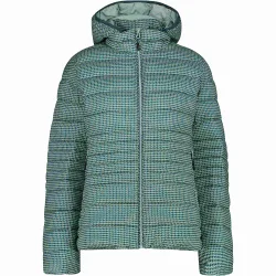Woman jacket zip hood chaqueta outdoor mujer Verde (40)