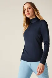 Lowline II Lightweight Half Zip Stretch Midlayer Sweatshirt - Navy - Size: 20