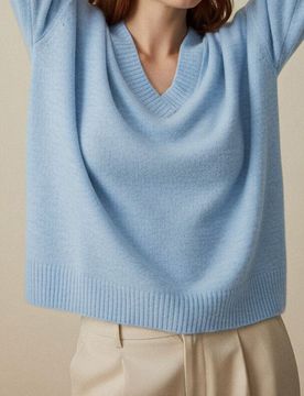 Sinsay - Maglione - blu pallido