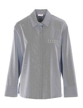 Liu Jo Camicia a righe con logo