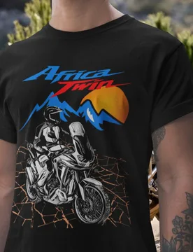 EY H.onda Africa Twin 1100 T Shirt desert Edition Motorcycle Tee Adventure Sports Rider Top For H.onda Fans World Travel Gif - Aliexpress - FashionsVida