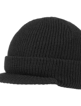 Cap Styler Peaked Beanie - black - Female - Size: One Size - Hatshopping.co.uk - FashionsVida