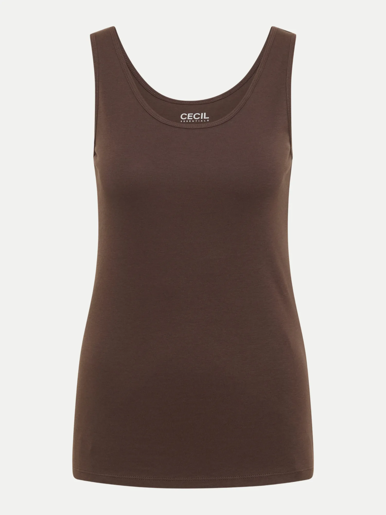 Cecil Basic Top Linda Braun XXL - CECIL - FashionsVida