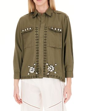 Camicia maniche lunghe VERDE MILITARE M