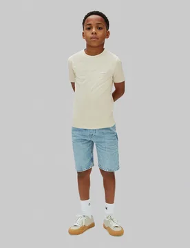 Bermuda in denim stone washed con coulisse - Calvin Klein - FashionsVida
