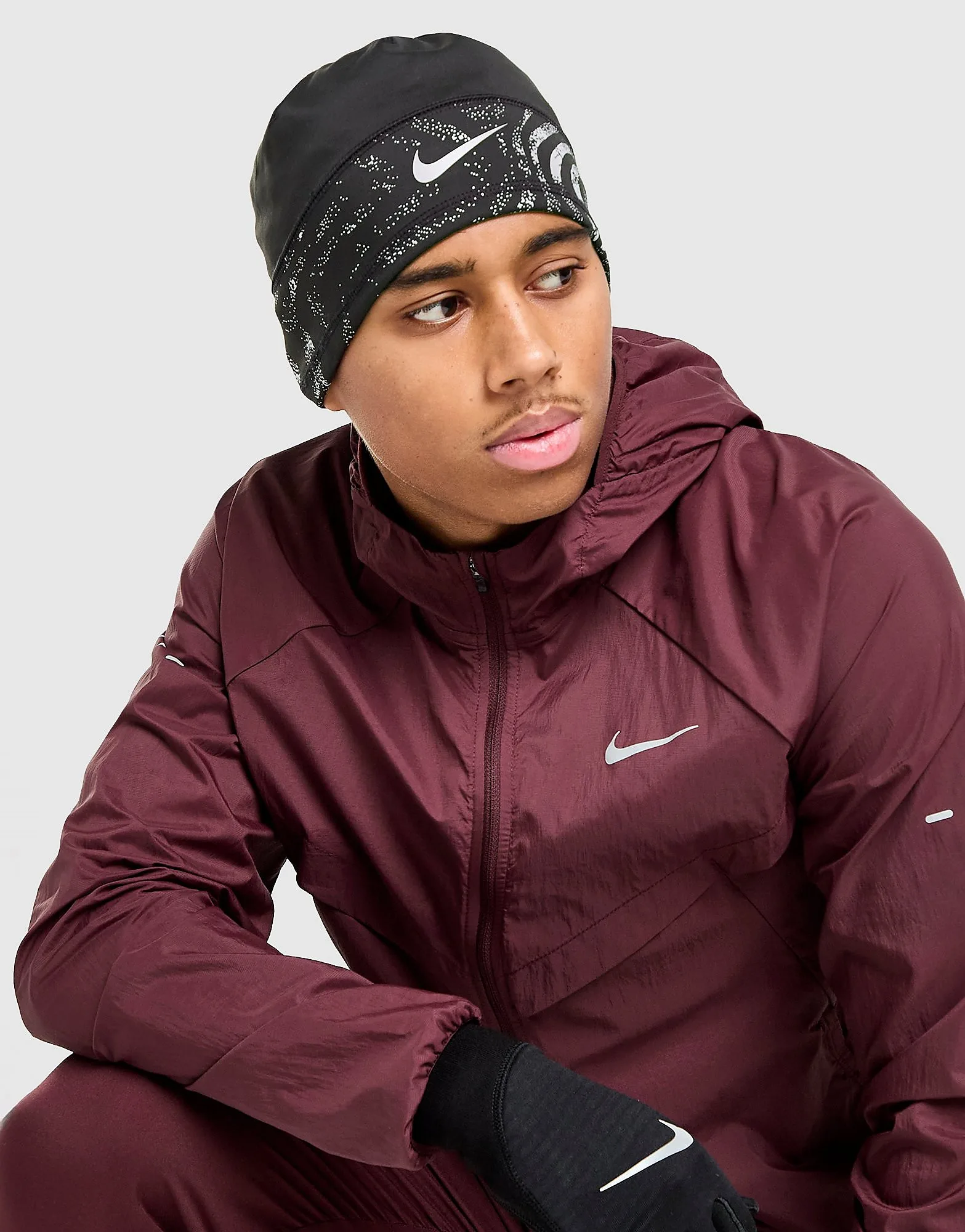 Terra Reflective Beanie Mütze - Damen, Schwarz - female - Size: One Size - Nike - FashionsVida