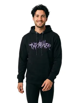 Sweat à Capuche Thorns Black M Homme
