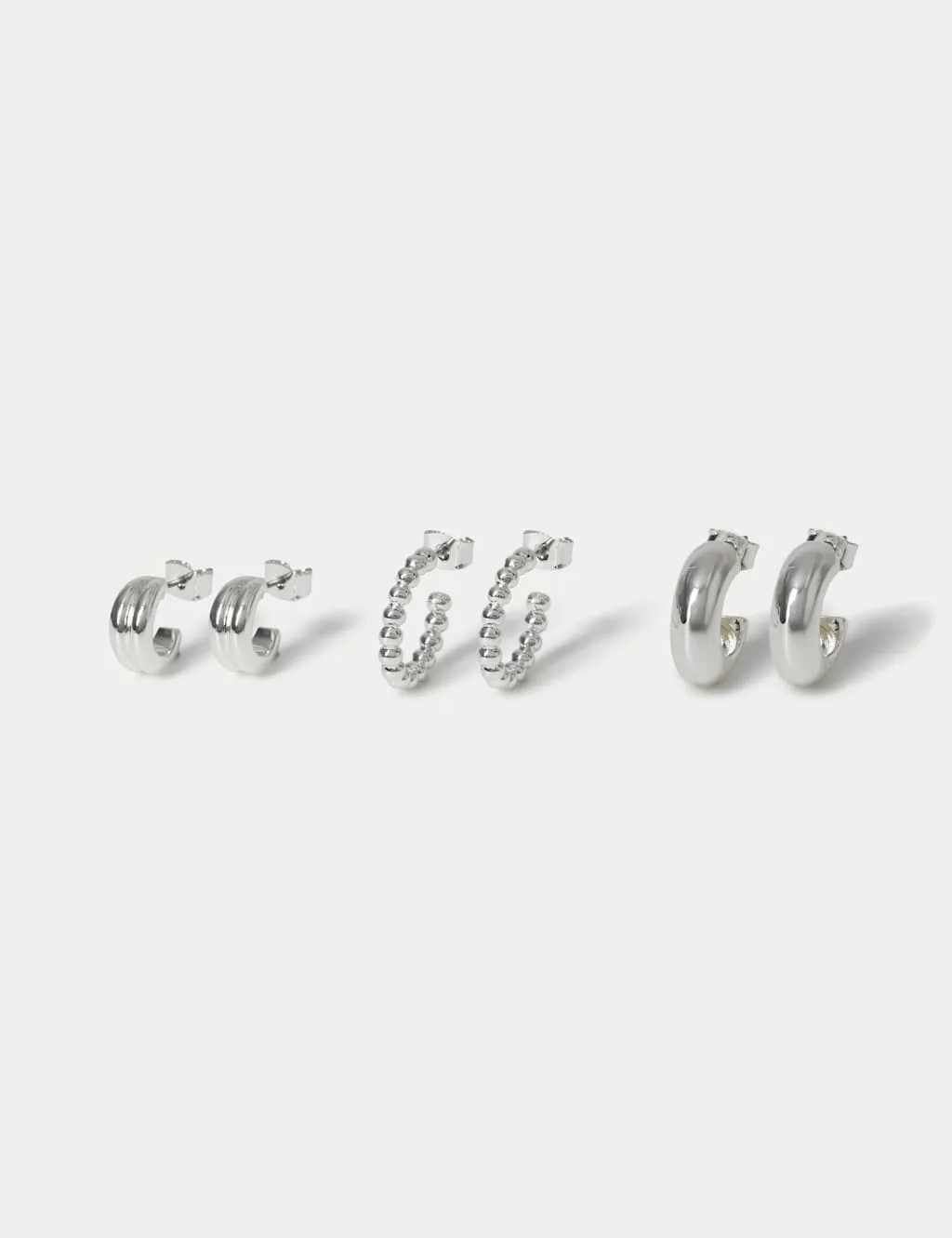 Pack Mixed Hoop Multipack Silver female - M&S - FashionsVida
