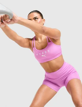 Womens Reggiseno Sportivo x HYROX MOVE Strappy - Rosa, rosa rosa Donna taglia L - Puma - FashionsVida