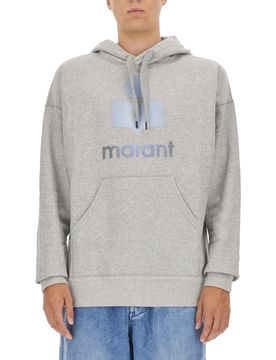 Logo Printed Drawstring Hoodie
