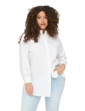 Carmakoma Camicia A Maniche Lunghe Nora New Bright White 48