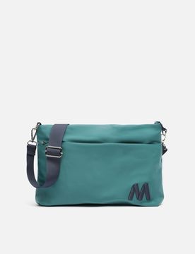 Nebula Neoprene textured nylon shoulder bag