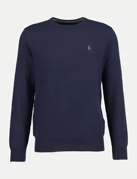 Polo Strickpullover aus Merinowolle Blau L - Ralph Lauren - FashionsVida