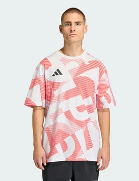 T-shirt POC AOP M 2XL Dash Grey / Semi Lucid Red - Adidas - FashionsVida
