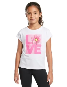 T-shirt à Manches Courtes U21124 White 3 Années Fille