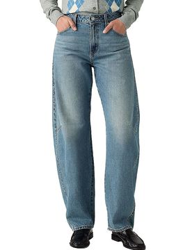 Jeans Balloon Fit BAGGY DAD BARREL EASY DAYS BAR blau 24/L32 damen