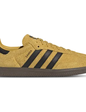 Samba Men's Sneakers - Yellow - Size 10.5 - Leather - Yellow - Size: 10.5 - Adidas - FashionsVida