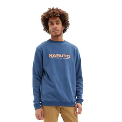 Sweat-shirt Na Parchment Atlantic Blue M Homme