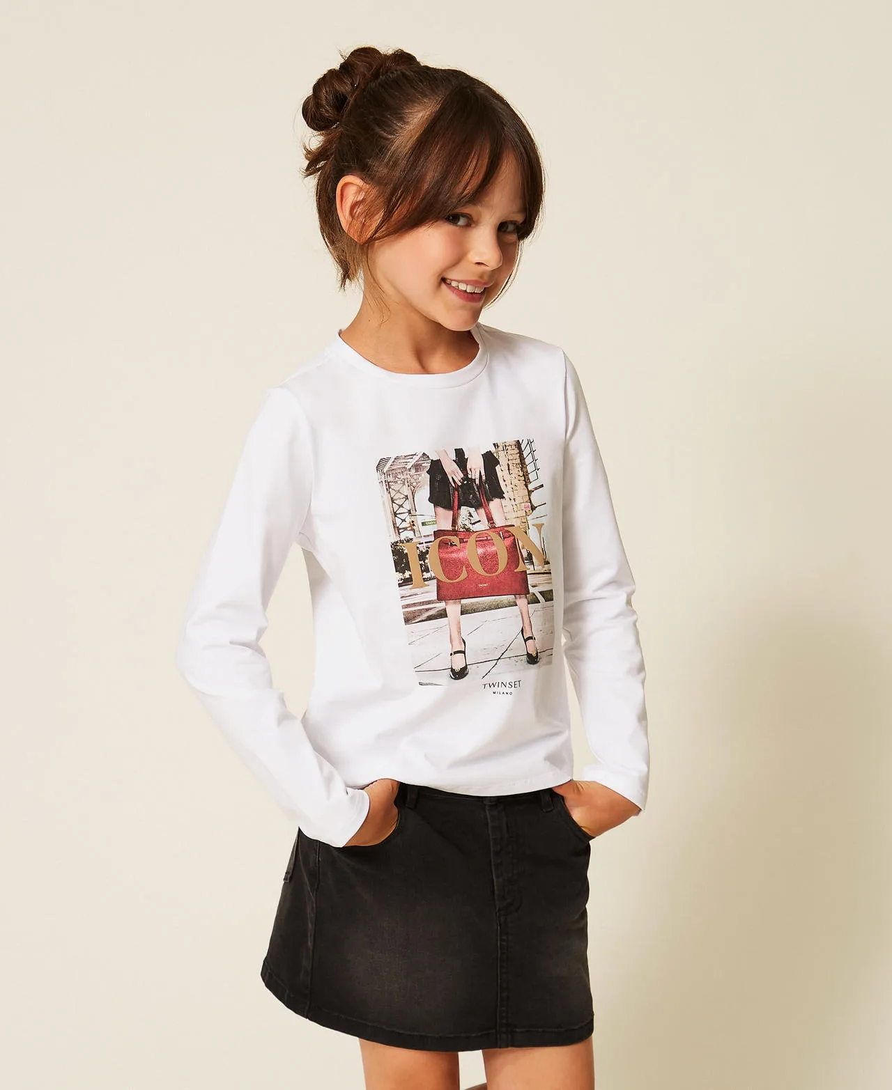 T-shirt regular avec imprimé - TWINSET - FashionsVida