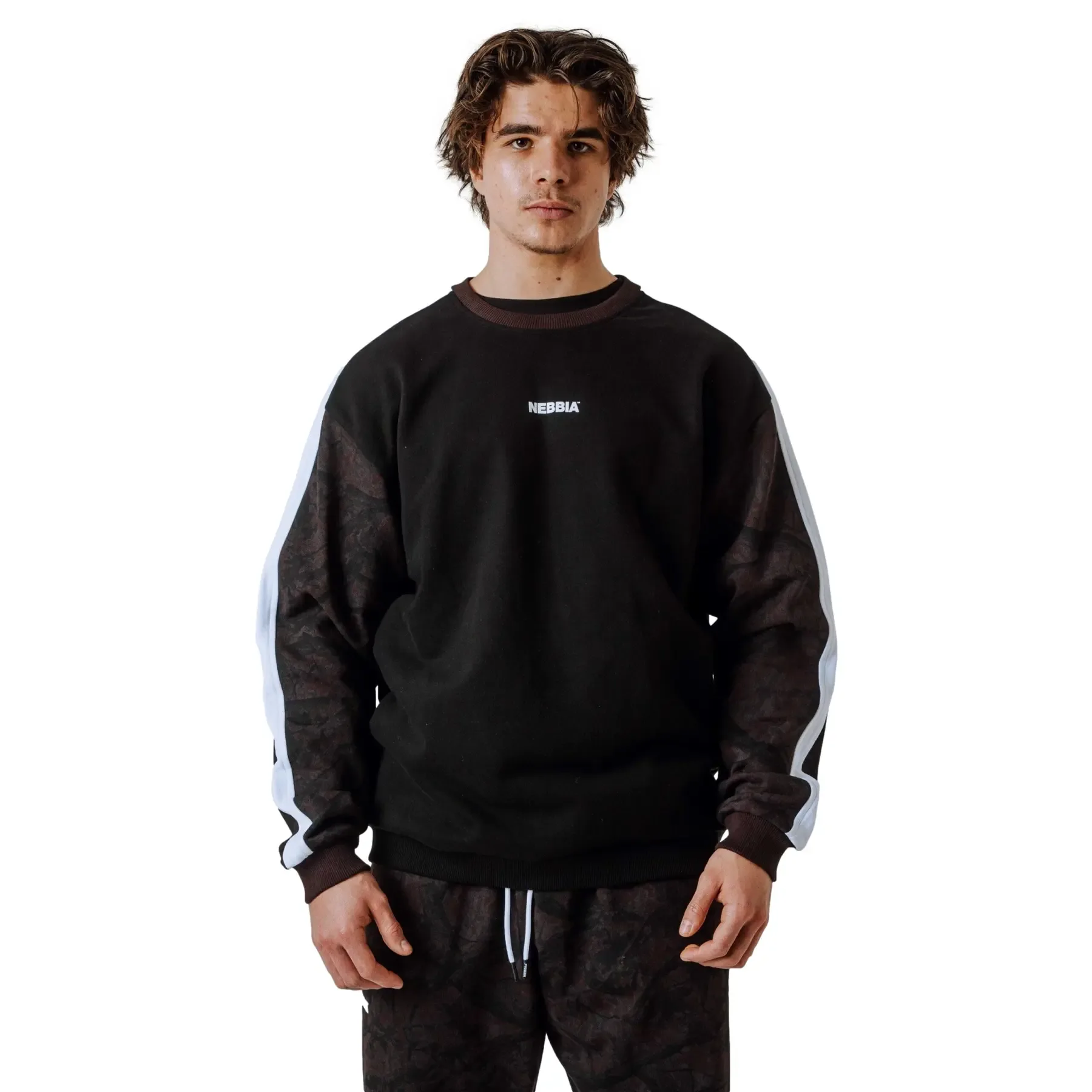 Pullover Power Relaxed - Marron - male - Size: L - Nebbia - FashionsVida