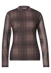 LTD QR printed mesh round neck female