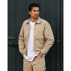 Utility Jacket Khaki Größe L male