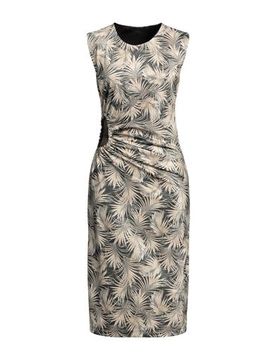 Midi-Kleid Damen Schwarz S Damen