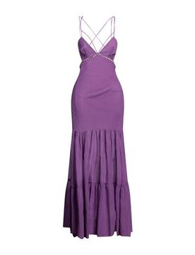 Vestido largo Mujer Morado S Mujer