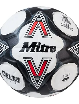 Ballon De Football Delta Evo White / Black / Red 4 unisex