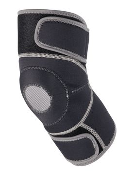 Kniebandage schwarz grau