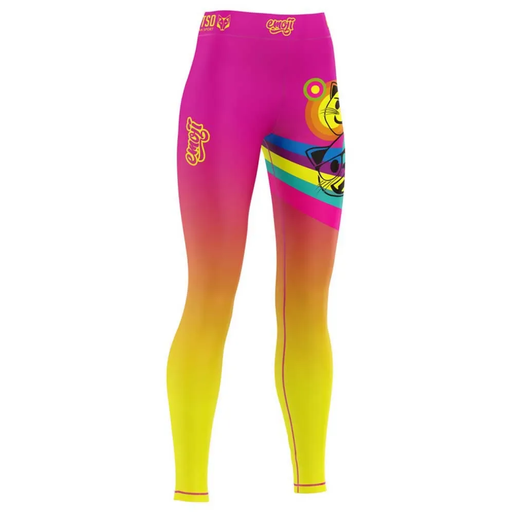 Leggings Emoji Normal Is Boring Multicolour L - OTSO - FashionsVida